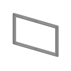 TECE TECEsolid spacer frame 9240441 gray, 220x150x4mm