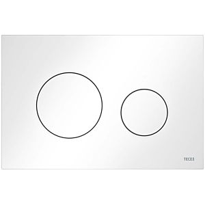 TECE TECEloop WC plate 9240920 white, plastic, for 2-quantity technology