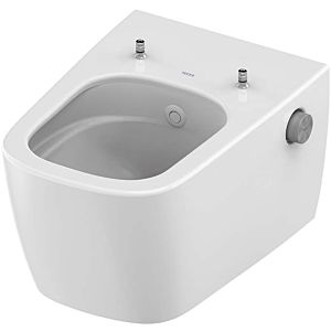 TECE TECEneo Wand-WC 9700205 mit Duschfunktion, spülrandlos, Kalt-/Warmwasser, weiß