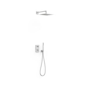 Tres Therm Box thermostatic mixer set 21125004 concealed, head shower + bath shower, chrome