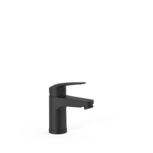 Tres Base Plus wash basin mixer 21610303NM without waste set, matt black