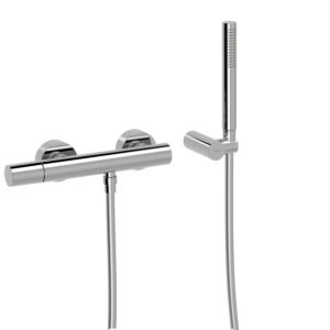 Tres Study shower fitting 26116701 surface-mounted, with bath-shower set, chrome