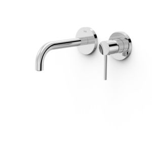 Tres Study finish set for washbasin wall fitting 26230021 concealed, 177mm spout, chrome