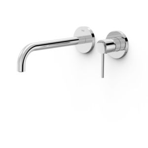 Tres Study finish set for washbasin wall fitting 26230022 concealed, 237mm spout, chrome