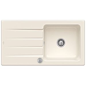 Villeroy &amp; Boch Architectura built-in sink 336002KR with drain fitting and eccentric operation, Crema