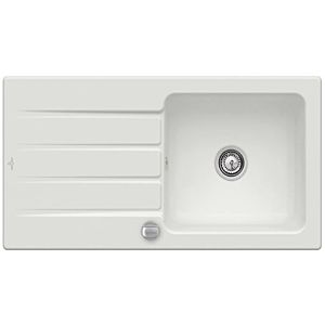 Villeroy &amp; Boch Architectura built-in sink 336002SM with drain fitting and eccentric actuation, Steam