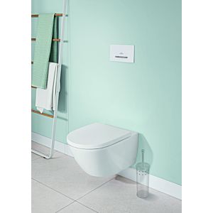 Villeroy und Boch Subway 3.0 Combi-Pack Wand-WC mit WC-Sitz 4670TSR1 spülrandlos  TwistFlush, weiß CeramicPlus