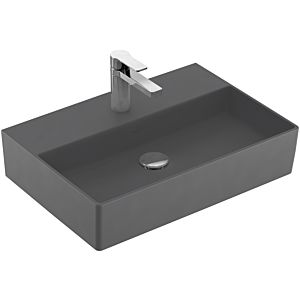 Villeroy &amp; Boch Memento 2.0 lavabo 4A2261I4 60 x 42 cm, Graphite C-plus, avec trou pour robinetterie, sans trop-plein