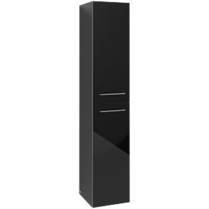Villeroy & Boch Tall cabinet Avento A89401B3 350 x 1760 x 370 mm Crystal Black