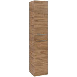 Villeroy and Boch Avento tall cabinet A89401RH 35x176x37.2cm, hinged right, 2 doors, Kansas Oak