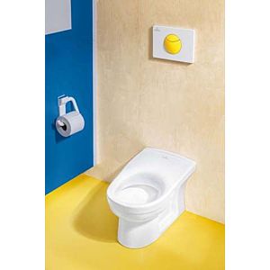 Villeroy und Boch WC-Betätigungsplatte 922374P5 20,5 x 14,5 x 2,2 cm, Kunststoff, für Kinder, gelb