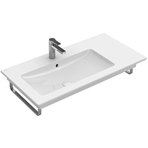 Villeroy and Boch Venticello furniture washbasin 4134L1RW 100x50cm, stone white C-plus, with tap hole, with overflow, left