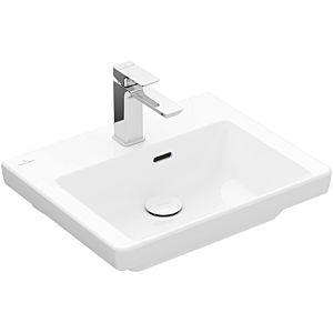 Villeroy and Boch Subway 3.0 Cloakroom basin 43705001 50x40cm, with tap hole / with overflow, white