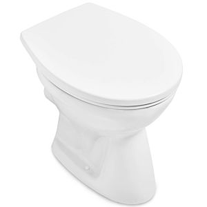 Villeroy and Boch O.novo floorstanding washdown toilet 7618R001 36x48cm, rimless, horizontal outlet, white