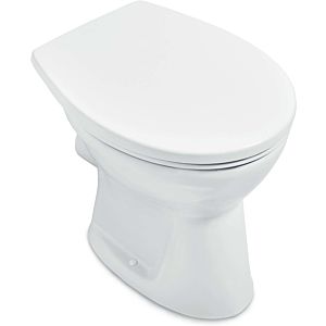 Villeroy and Boch O.novo standing washdown toilet 7619R0R1 36 x 46 cm, rimless, horizontal outlet, white C-plus