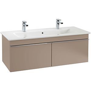 Villeroy and Boch Venticello vanity unit A93802RA 115.3 x 42 x 50.2 cm, handle white, glass Glossy Grey