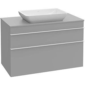 Villeroy and Boch Venticello vanity unit A94005RE 75.7 x 60.6 x 50.2 cm, handle copper, glass Glossy White