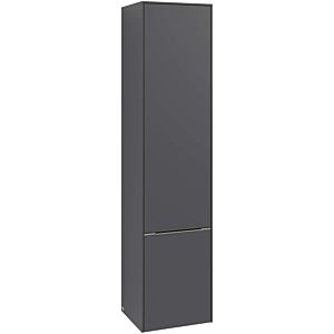 Villeroy and Boch Subway 3.0 cabinet C58701VN 40x171x36.2cm, hinge right / handle Volcano black, cashmere gray