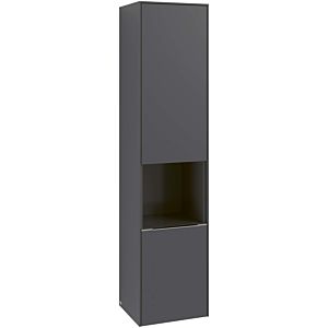 Villeroy and Boch Subway 3.0 cabinet C58800VN 40x171x36.2cm, hinge left / handle aluminum glossy, cashmere gray