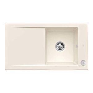 Villeroy &amp; Boch Timeline built-in sink 330702KR with drain fitting and eccentric actuation, Crema