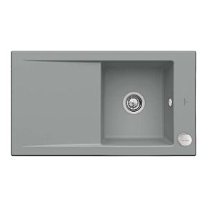 Villeroy &amp; Boch Timeline built-in sink 330702SL with drain fitting and eccentric actuation, Stone