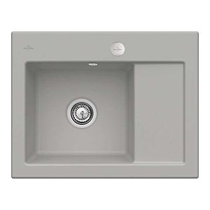 Villeroy &amp; Boch Subway built-in sink 331202KD left, with drain fitting and eccentric actuation, Fossil