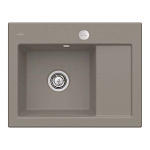 Villeroy &amp; Boch Subway built-in sink 331202TR left, with drain fitting and eccentric actuation, Timber