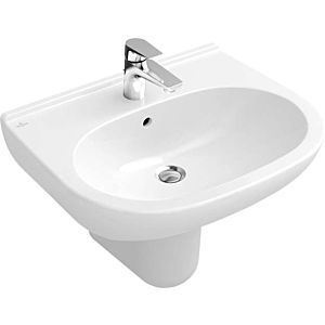 Villeroy & Boch O.Novo Waschtisch 516056R1 55 x 45 cm, weiss Cermicplus, ohne Überlauf