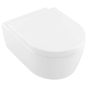 Villeroy and Boch Avento Combi pack wall-mounted washdown unit 5656HRRW stone white C-plus, DirectFlush, with WC seat normal