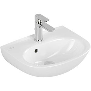 Villeroy and Boch O.novo washbasin 434046R1 45x36cm, oval, tap hole without overflow, white C-plus