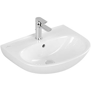Villeroy and Boch O.novo washbasin 4A4056R1 55x44cm, oval, tap hole without overflow, white C-plus