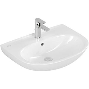 Villeroy and Boch O.novo washbasin 4A406101 60x46cm, oval, tap hole without overflow, white