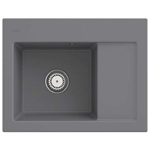 Villeroy &amp; Boch Subway built-in sink 331201SL left, with drain fitting and manual operation, Stone