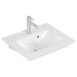 Villeroy & Boch Venticello Waschtisch 412450R1 50 x 42 cm, weiss Ceramicplus, mit Hahnloch