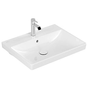 Villeroy & Boch Avento Waschtisch 415860R1 60 x 47 cm, weiß Ceramicplus, mit Überlauf