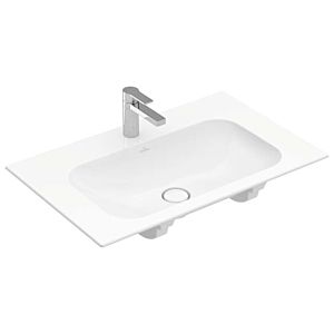 Villeroy & Boch Finion Möbelwaschtisch 416481R1 80 x 50 cm, weiss, Ceramicplus, ohne Überlauf