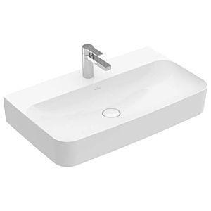 Villeroy & Boch Finion Waschtisch 416881R1 80x47cm, weiss, Ceramicplus, ohne Überlauf