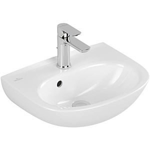 Villeroy and Boch O.novo washbasin 43404501 45x36cm, oval, tap hole with overflow, white