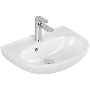Villeroy and Boch O.novo washbasin 43405001 50x38cm, oval, tap hole with overflow, white