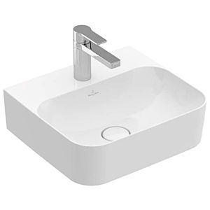 Villeroy & Boch Finion Handwaschbecken 436443R1 43 x 39 cm, weiss, Ceramicplus, ohne Überlauf