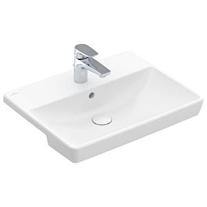 Villeroy et Boch Avento sur pied 4A065501 55x44cm, blanc, 2000 trou robinetterie, avec trop-plein