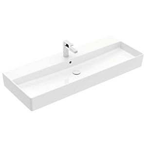 Villeroy und Boch Memento 2.0 Waschtisch 4A22C5R1 120x47cm, mit Hahnloch und Überlauf, Weiß C+