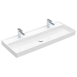 Villeroy & Boch Collaro Waschtisch 4A33C101 weiss, mit Hahnloch, ohne Überlauf, 120x47cm