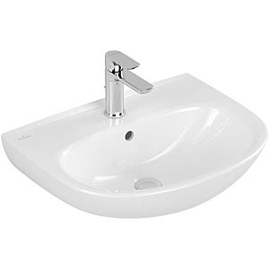 Villeroy and Boch O.novo washbasin 4A405501 55x44cm, oval, tap hole with overflow, white