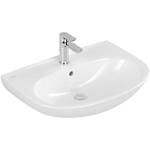 Villeroy and Boch O.novo washbasin 4A4065R1 65x48cm, oval, tap hole with overflow, white C-plus