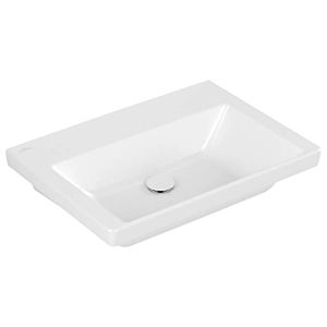 Villeroy und Boch Subway 3.0 Schrank-Waschtisch 4A7068R1 65x47cm, ohne Hahnloch/ohne Überlauf, weiß C-plus