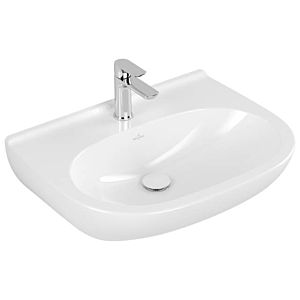 Villeroy & Boch O.Novo Waschtisch 51606601 65 x 51 cm, weiss, 1 Hahnloch, ohne Überlauf