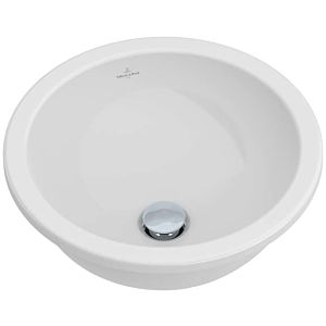 Villeroy & Boch Einbauwaschtisch Loop & Friends Ø 45 cm, weiss, mit Überlauf