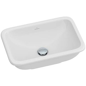 Villeroy & Boch Einbauwaschtisch Loop & Friends 614510R1, 51x34cm, weiss Ceramicplus, ohne Hahnl.