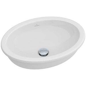 Villeroy & Boch Einbauwaschtisch Loop & Friends 57 x 40,5 cm, weiss Ceramicplus, ohne Hahnloch